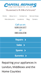 Mobile Screenshot of capitalrepairs.co.uk